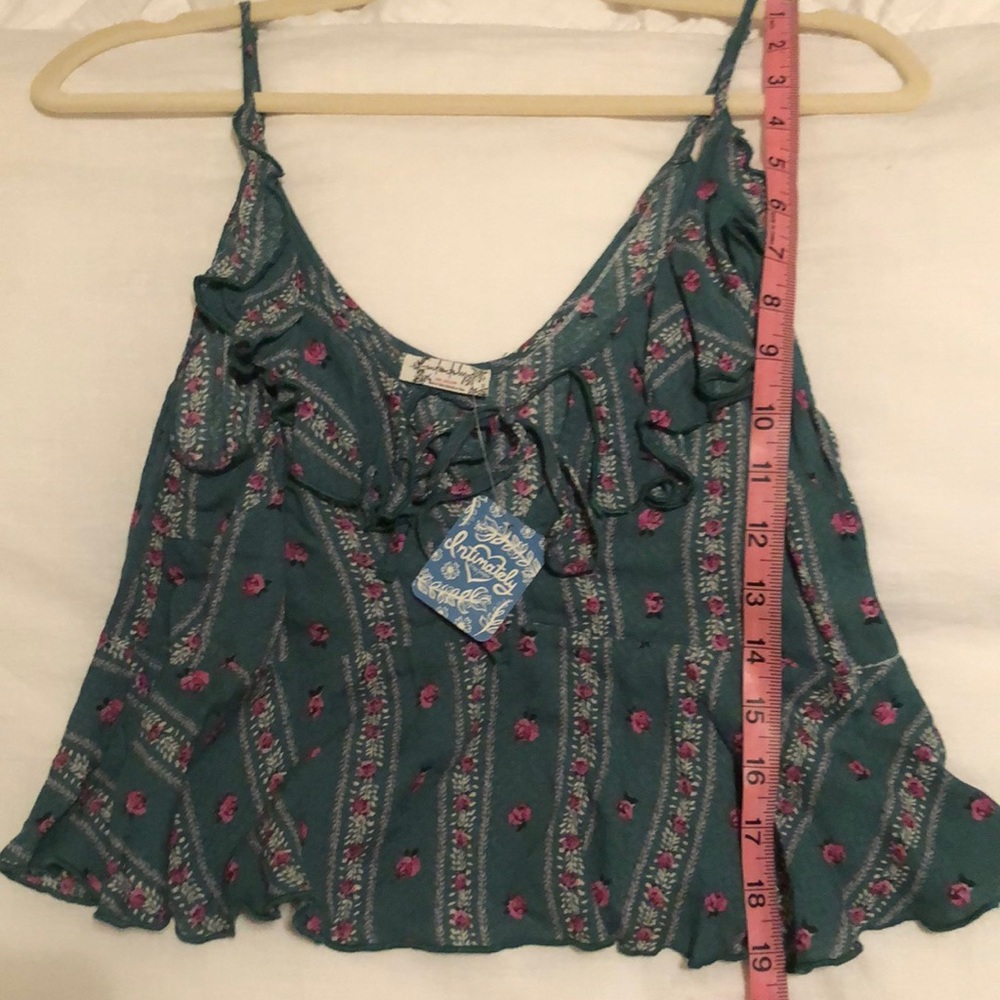 Free People Intimately Top Love To Printed Cami XS - Picture 8 of 8
